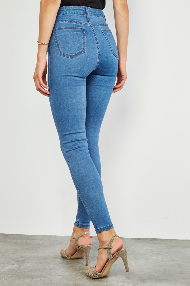 SA Fashions Jeans taille slim pour femme de petite à grande taille style décontracté super extensible Taille 34 à 52