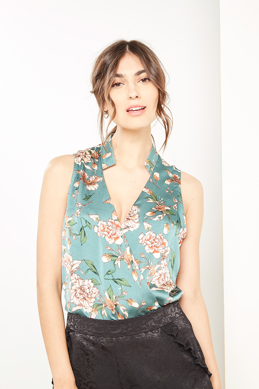 Body-blouse à fleurs #collectionIRL sur Showroomprivé
