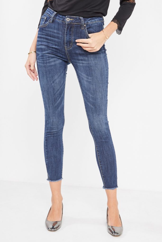 collectionIRL jean skinny taille haute