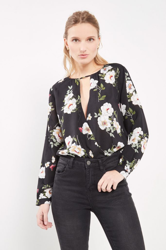 collectionIRL body blouse fleuri