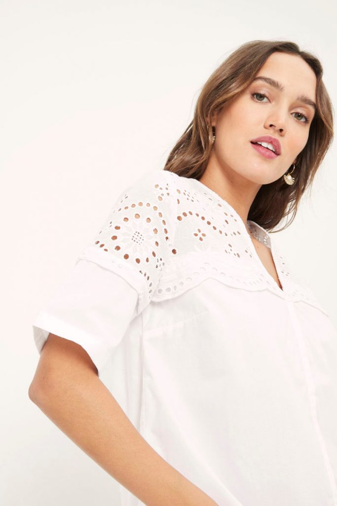 collectionIRL blouse broderie anglaise