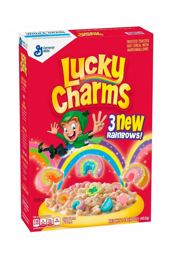 Snacking Américain céréales Lucky Charm's