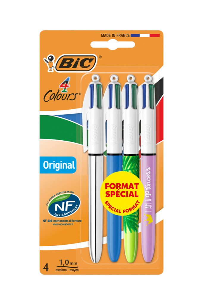 Bic 4 stylos-bille